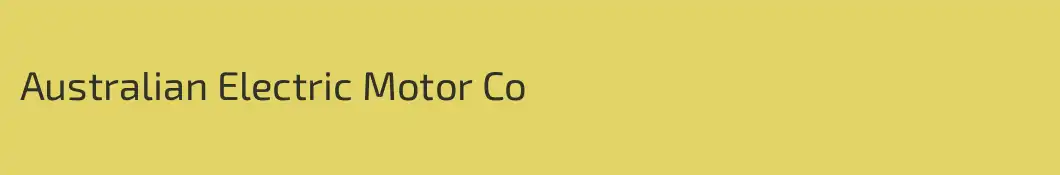 Australian Electric Motor Co